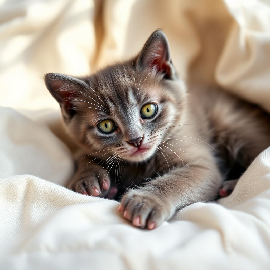 Dmitri, a Russian Blue kitten